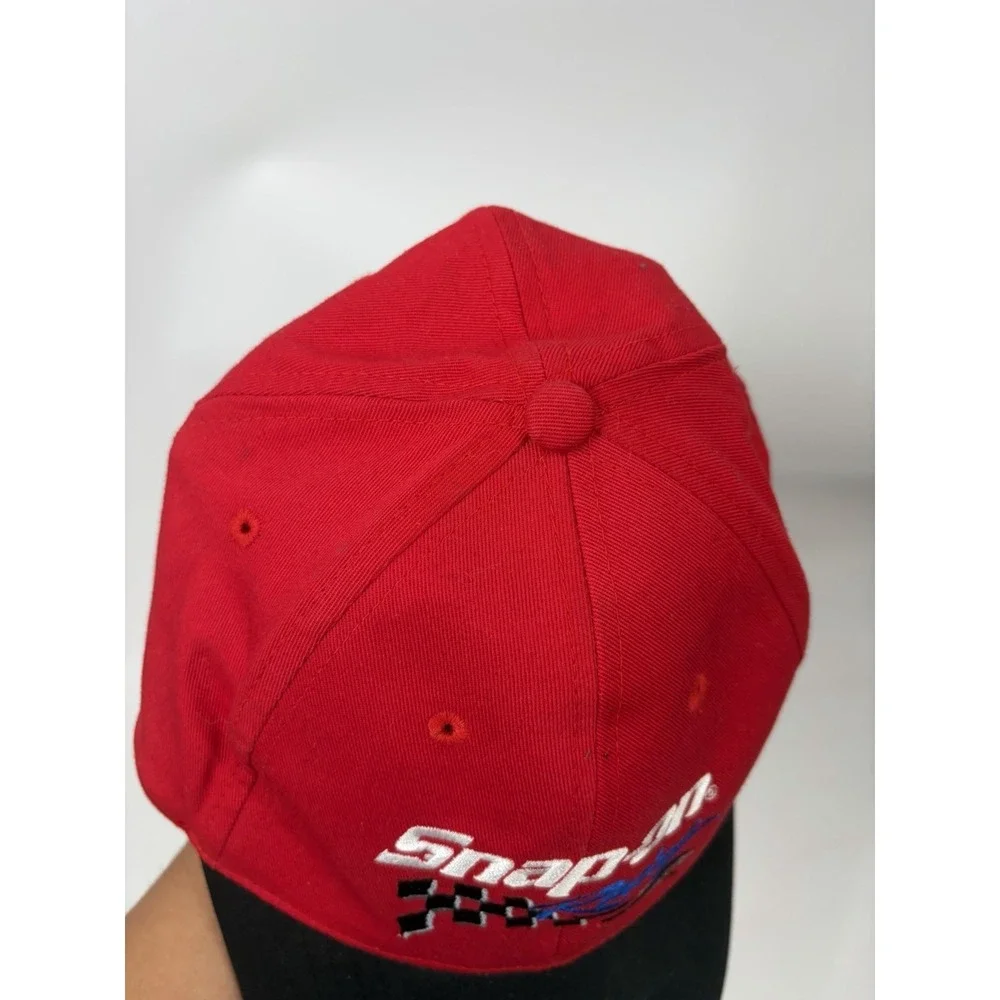 Vintage Snap On Racing Hat Men Red Black K Products‎ Snapback 90s NASCAR